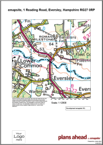 WITHDRAWN - PDF Printed Plan 50K - sample image